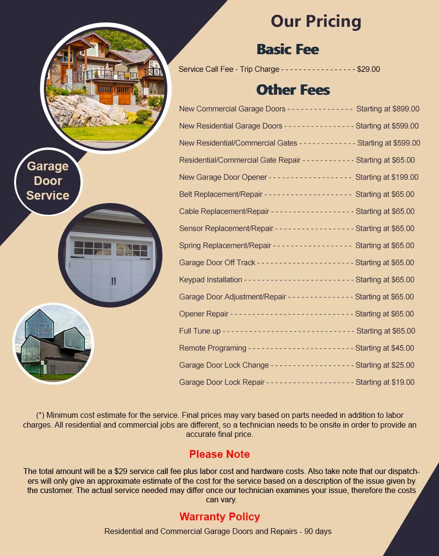 Garage Door Mobile Service Smyrna, TN 615-628-7645